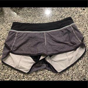 Lululemon speed shorts